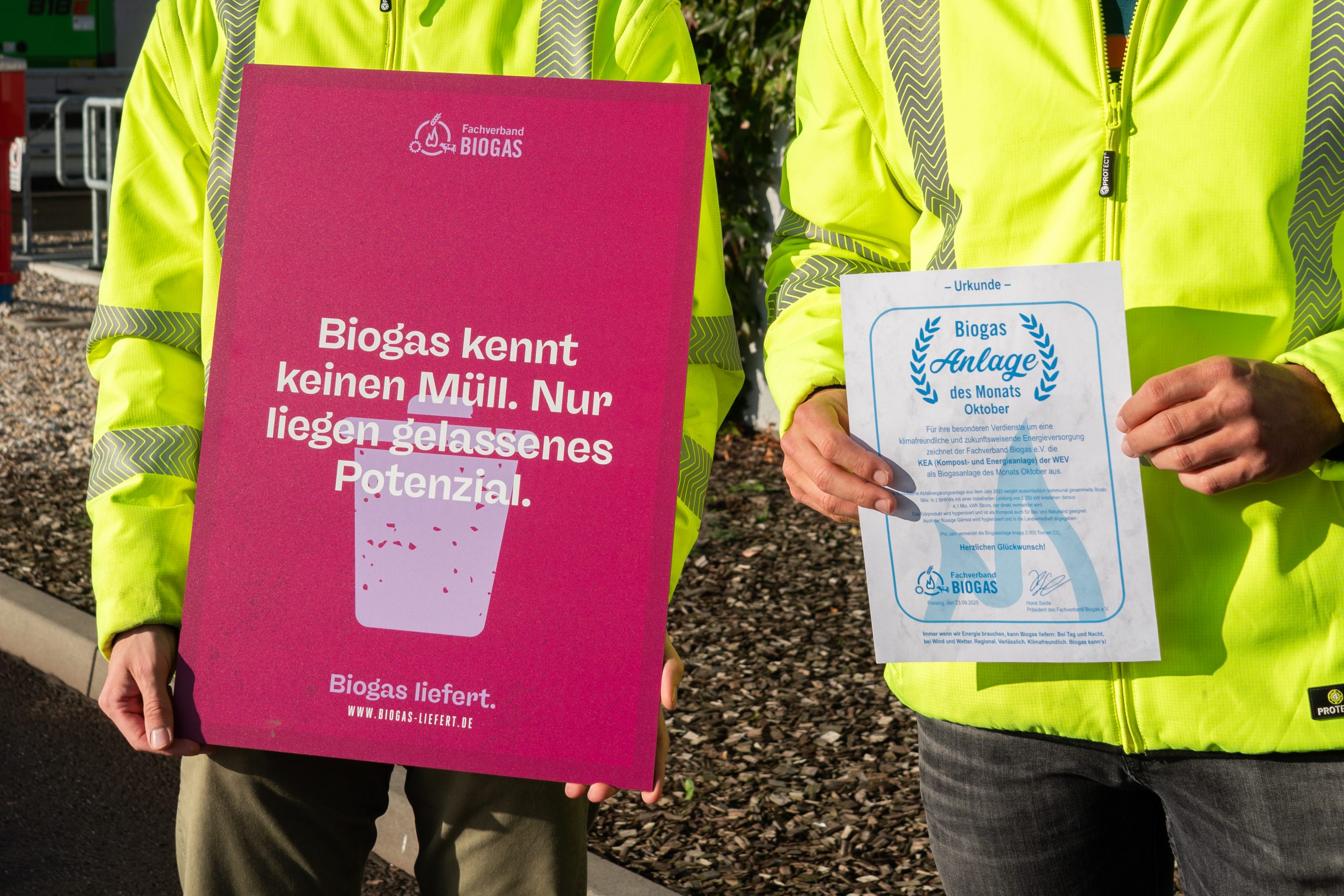 Biogasanlage des Monats Oktober 2025